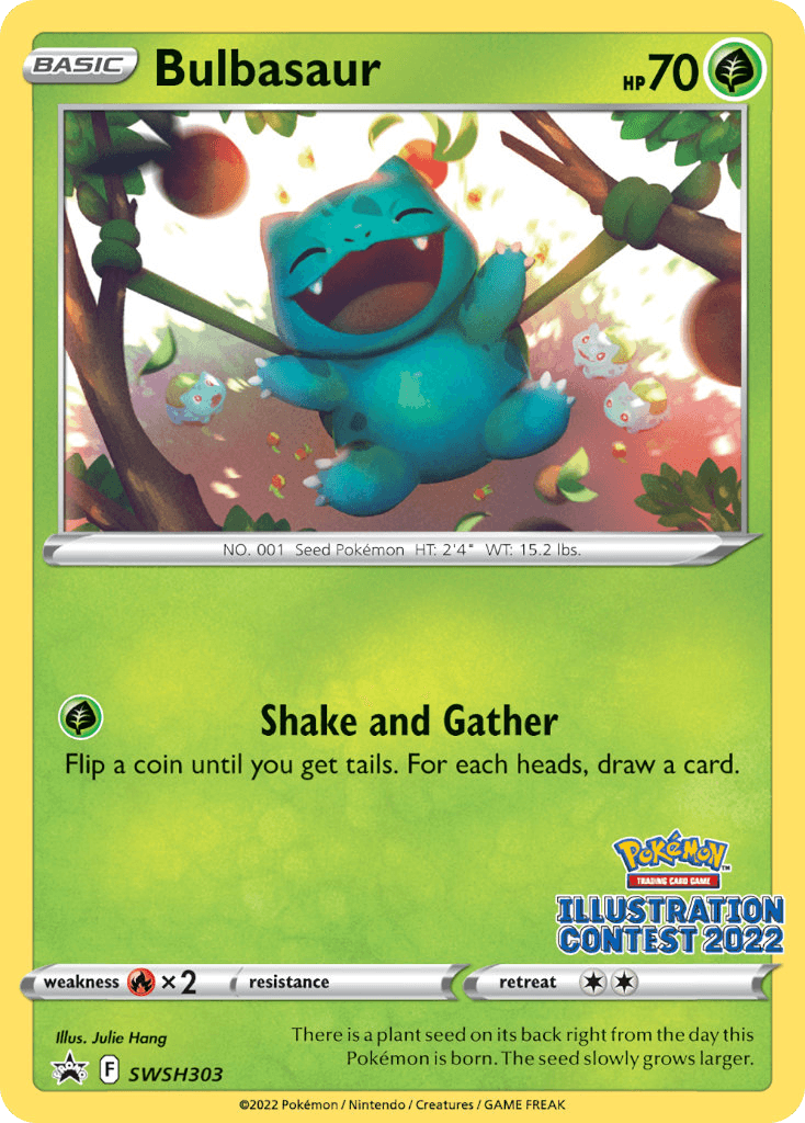 Bulbasaur SWSH Black Star Promos card