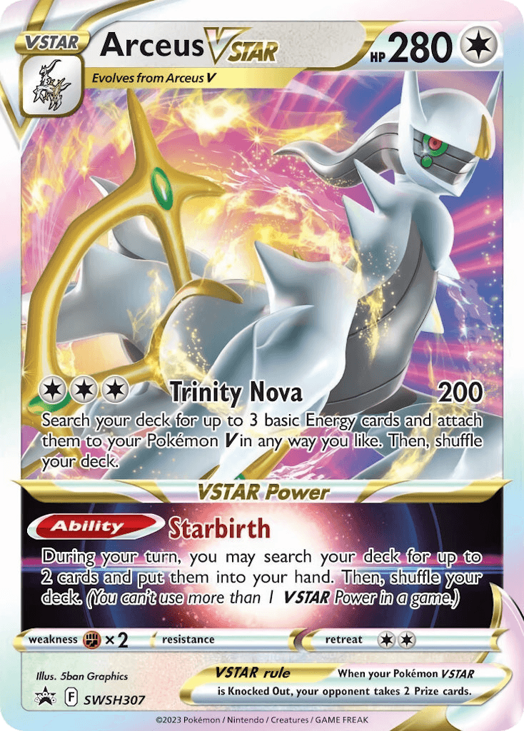 Arceus VSTAR SWSH Black Star Promos card