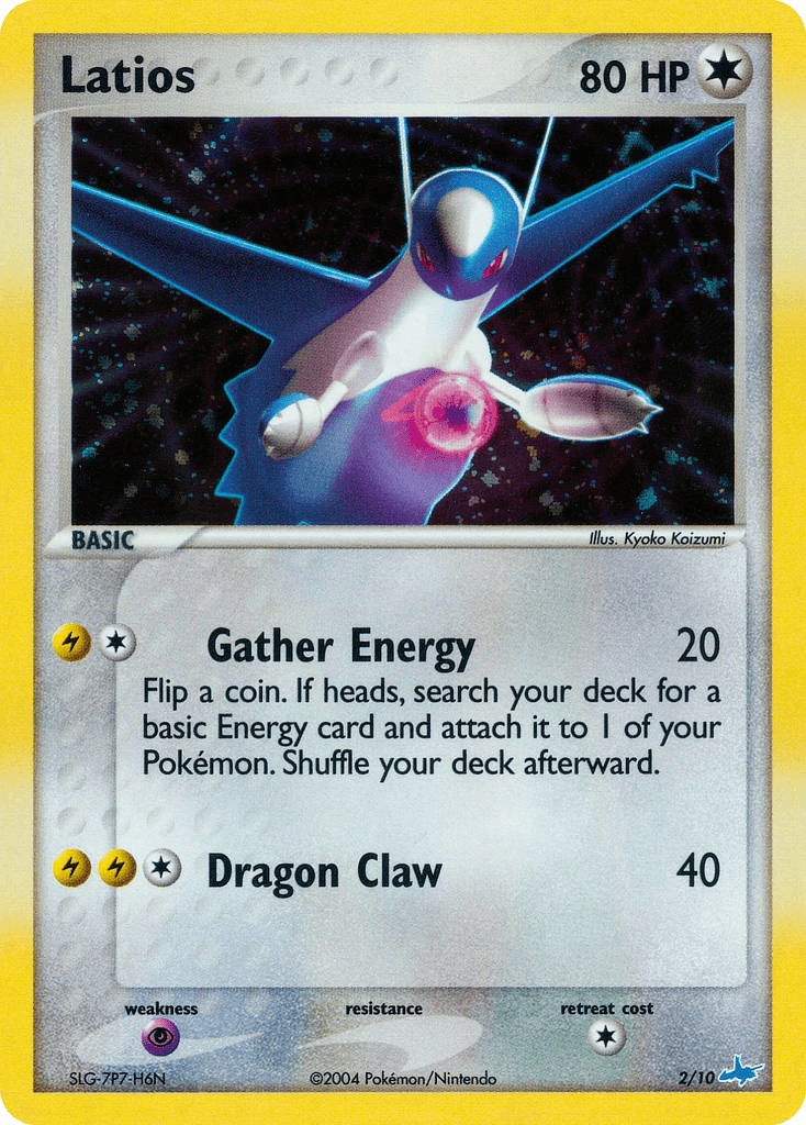 Latios EX Trainer Kit Latios card