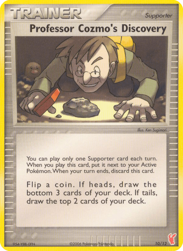 Professor Cozmo's Discovery EX Trainer Kit 2 Plusle card