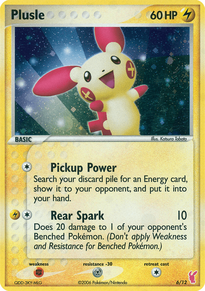 Plusle EX Trainer Kit 2 Plusle card