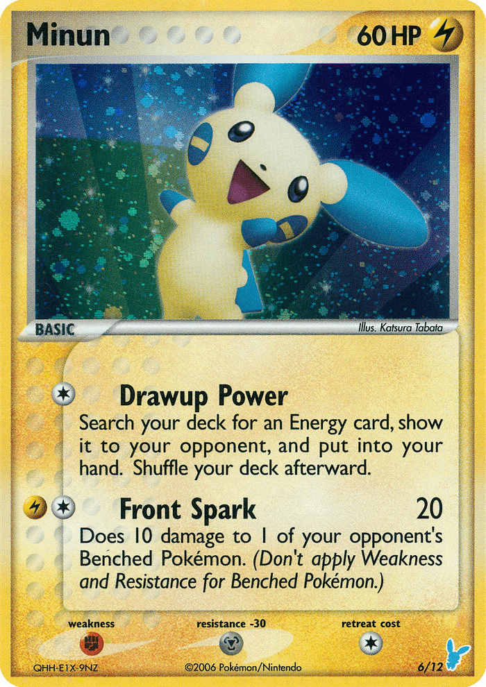 Minun EX Trainer Kit 2 Minun card
