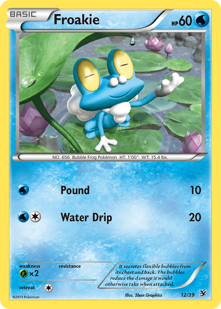 Froakie Kalos Starter Set card