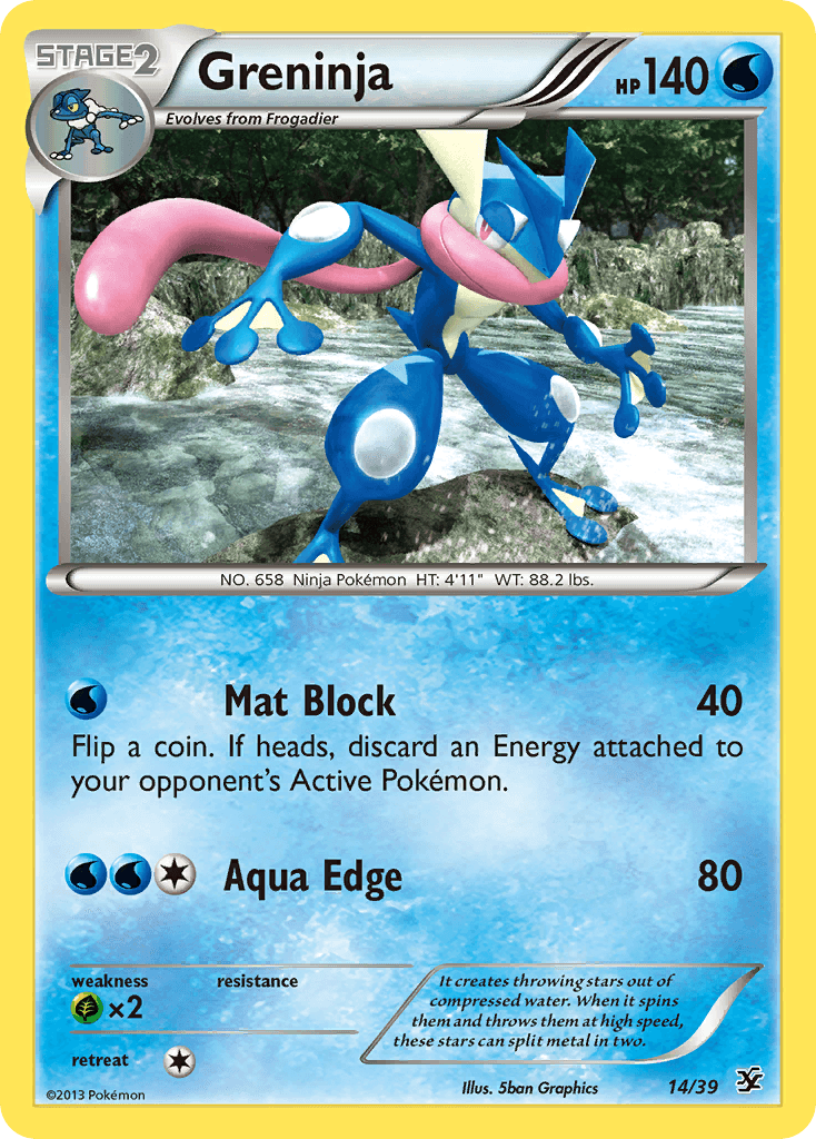 Greninja Kalos Starter Set card