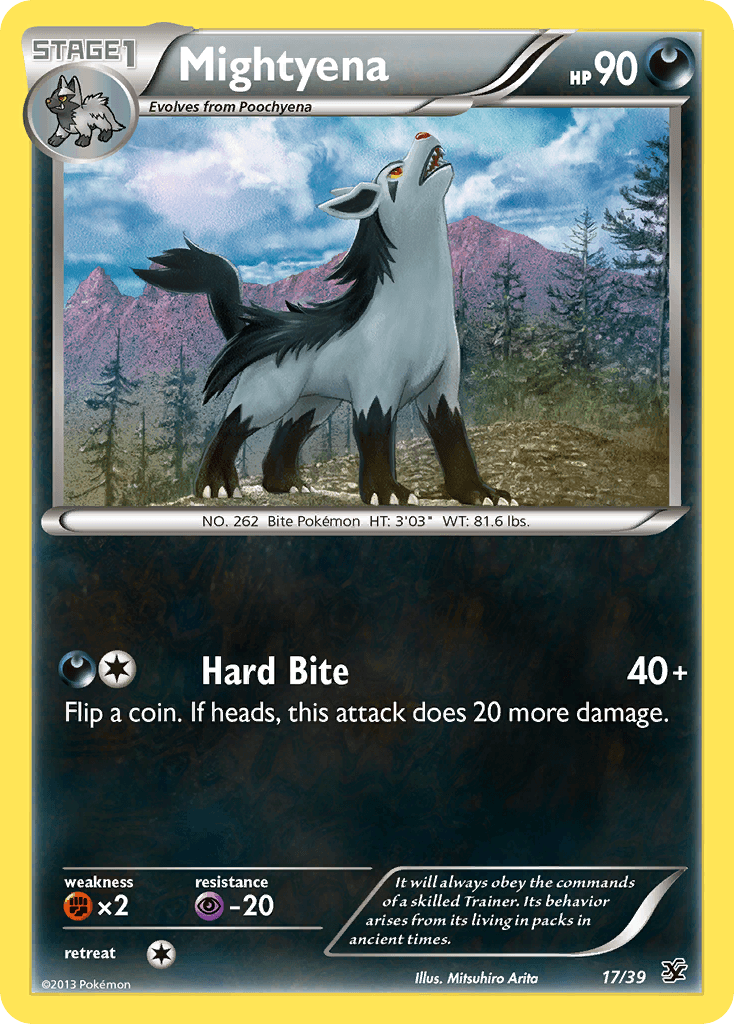 Mightyena Kalos Starter Set card