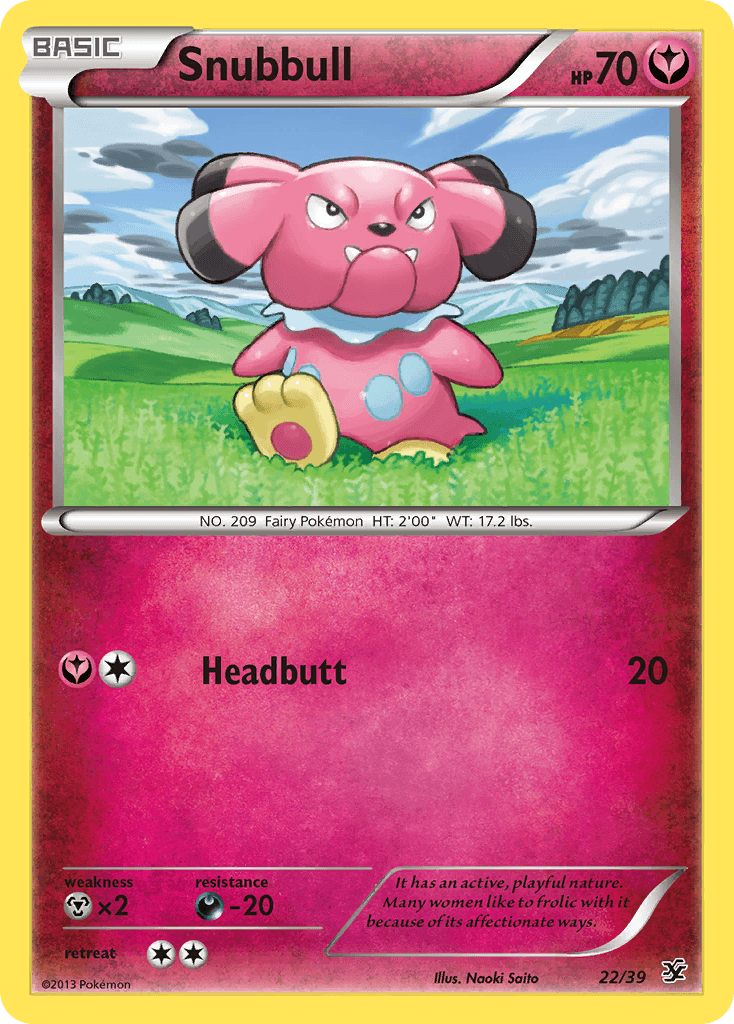 Snubbull Kalos Starter Set card