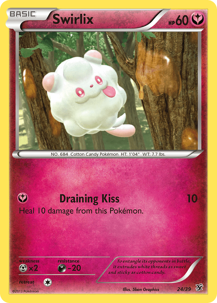 Swirlix 寶可夢 card
