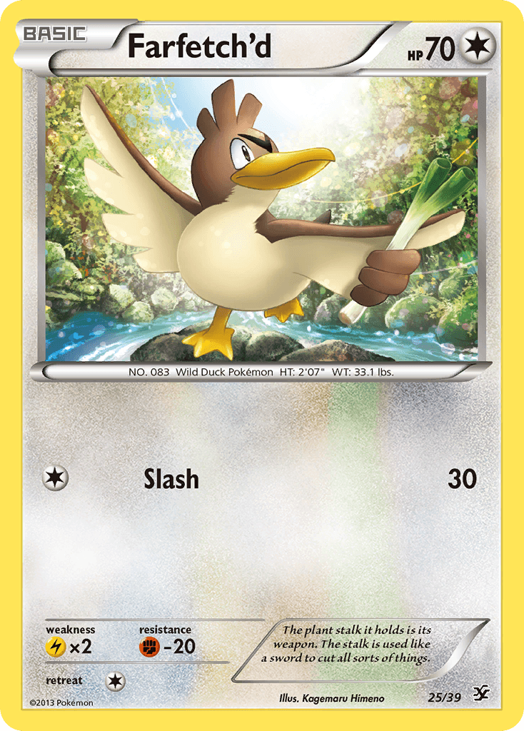 Farfetch'd Kalos Starter Set card