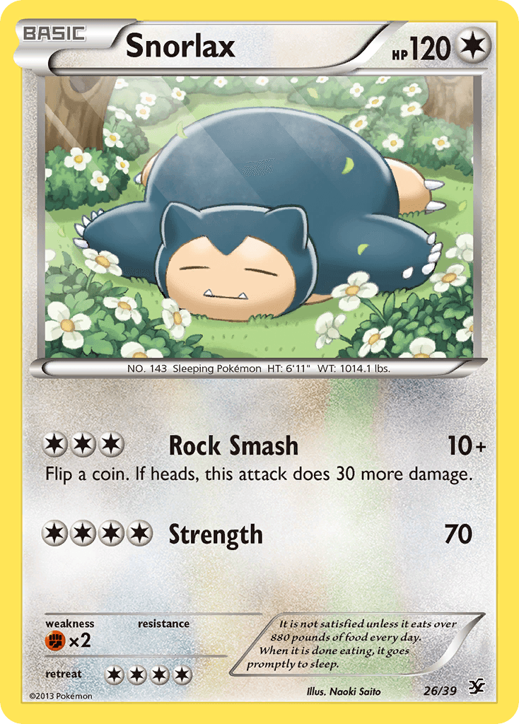 Snorlax Kalos Starter Set card