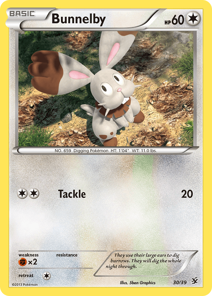 Bunnelby Kalos Starter Set card