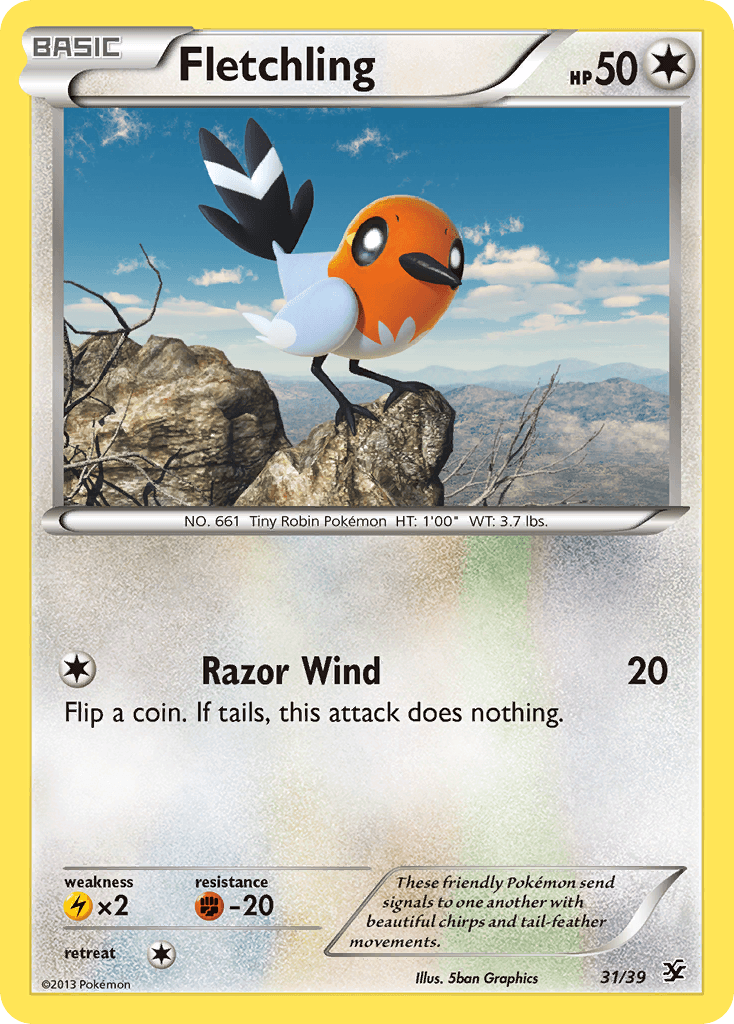 Fletchling Kalos Starter Set card