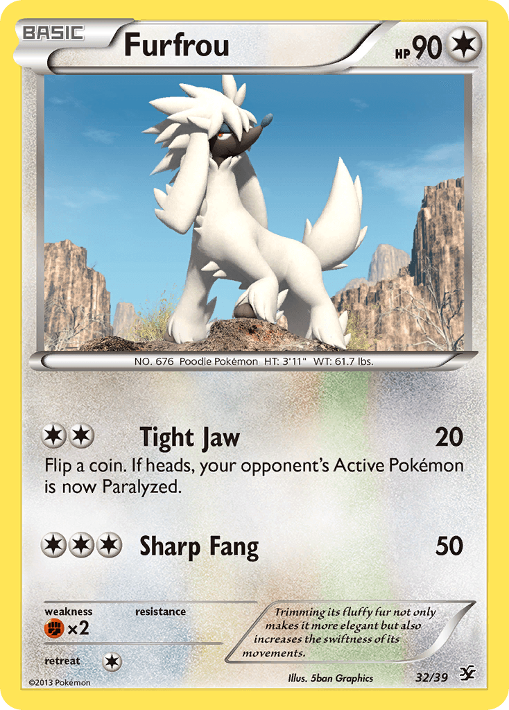 Furfrou Kalos Starter Set card