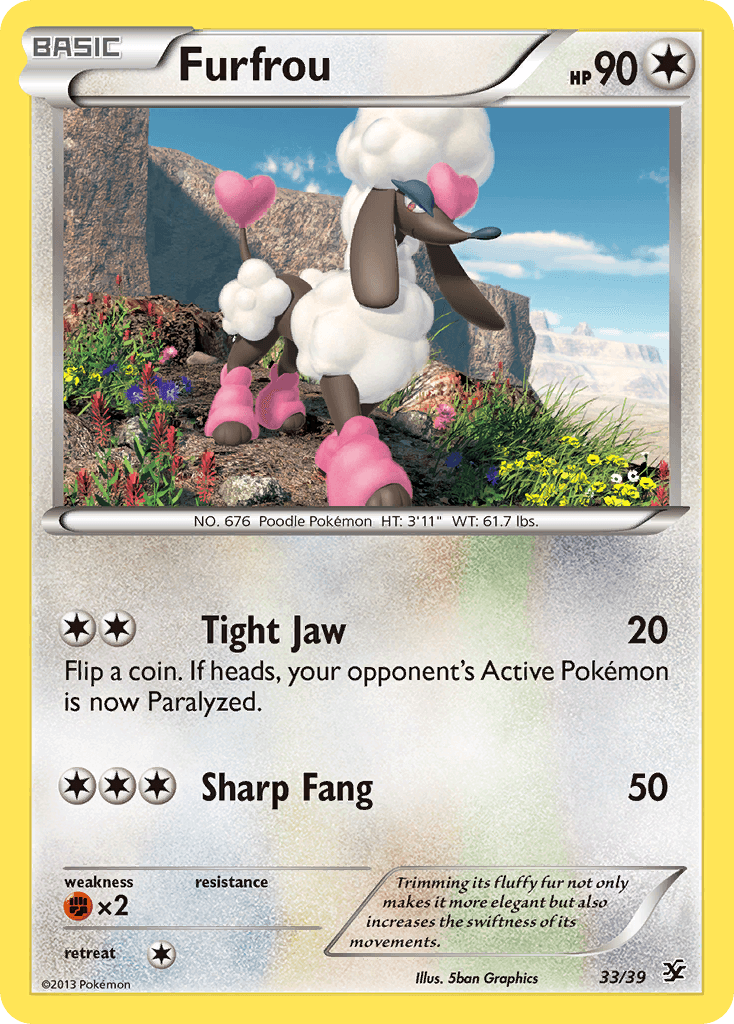Furfrou Kalos Starter Set card