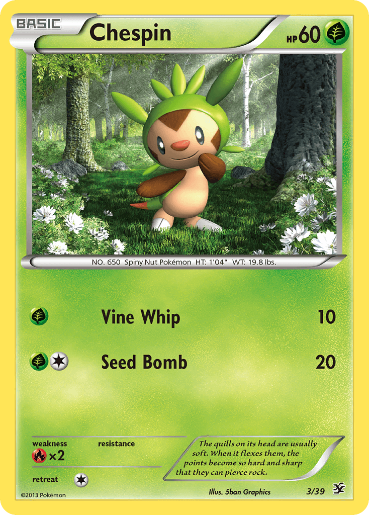 Chespin Kalos Starter Set card