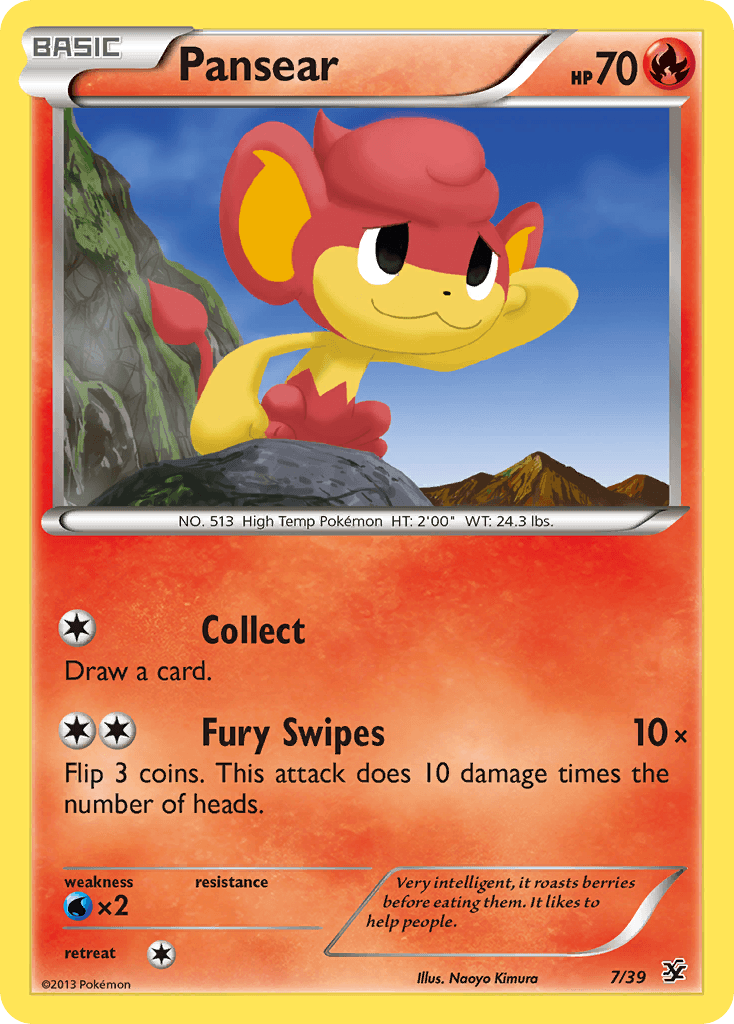 Pansear Kalos Starter Set card