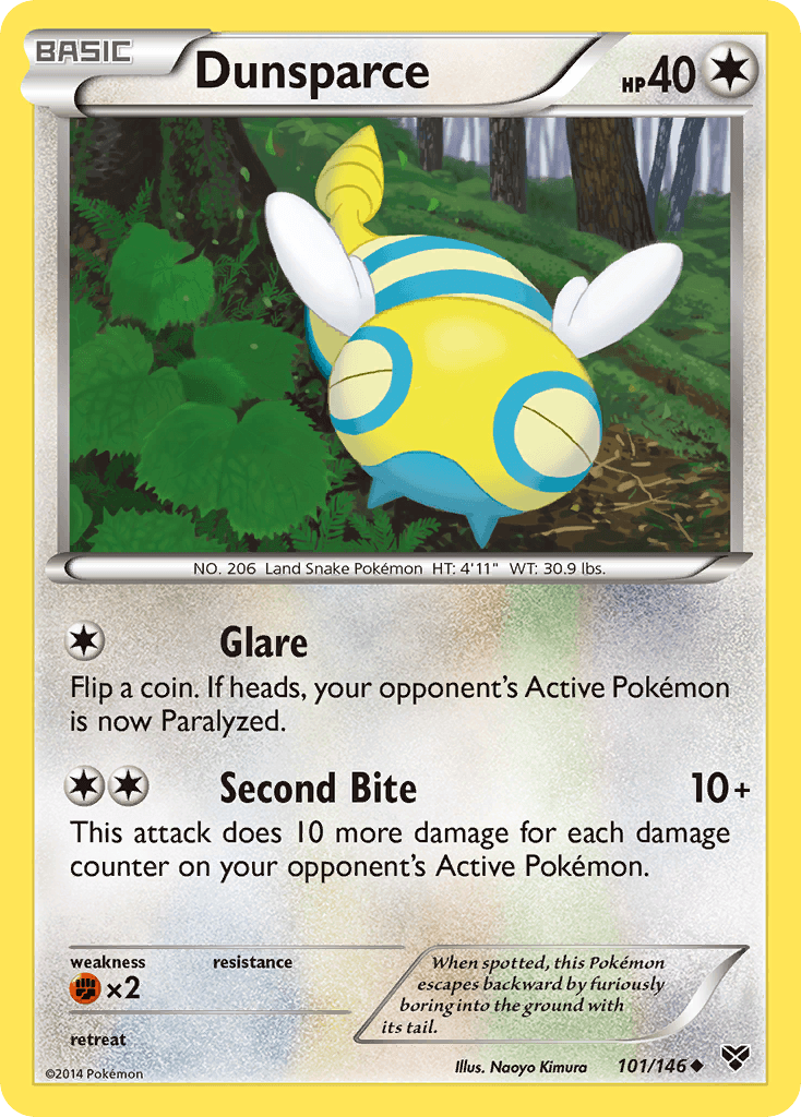 Dunsparce XY card