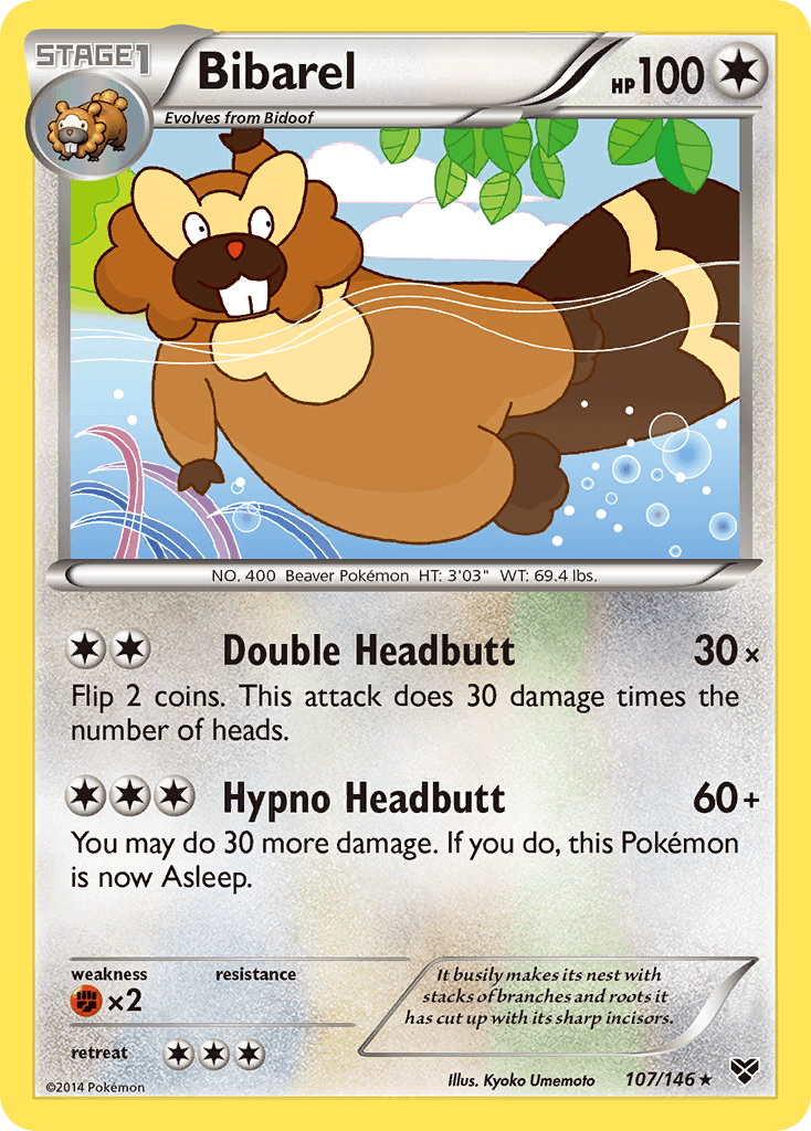 Bibarel XY card