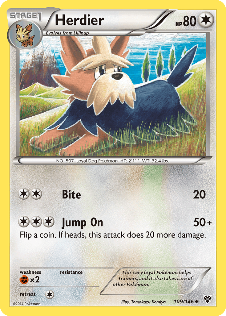 Herdier XY card