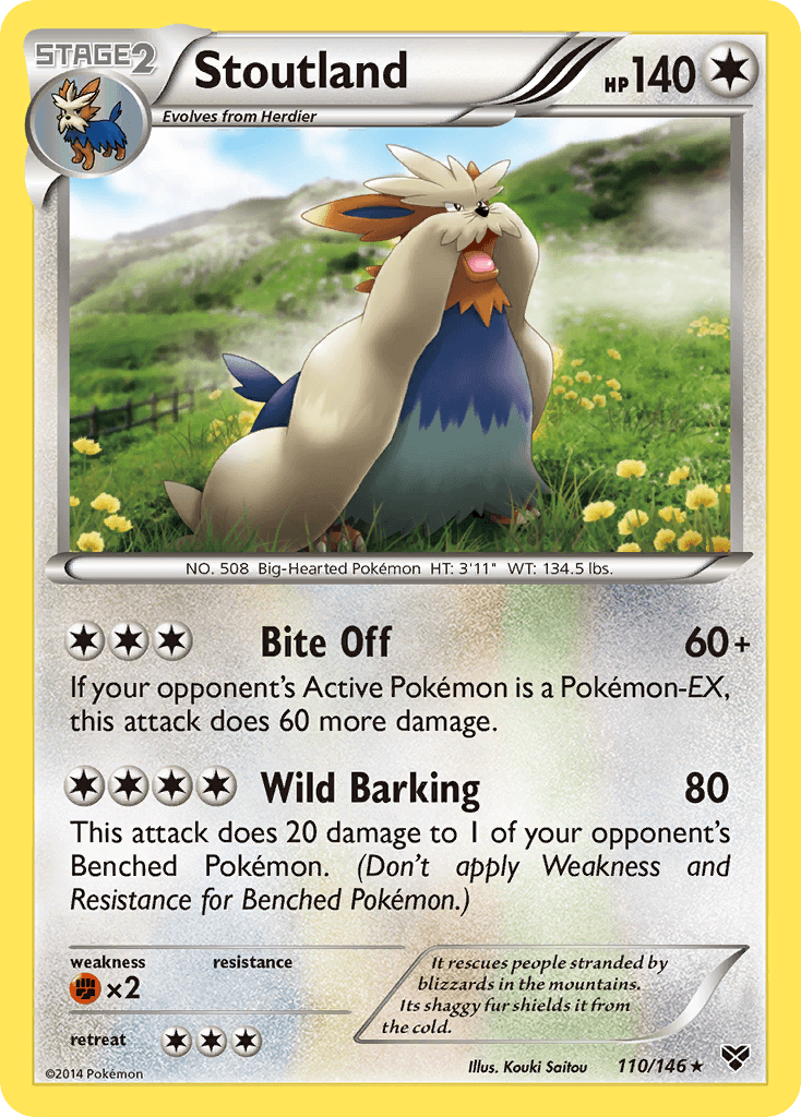 Stoutland XY card