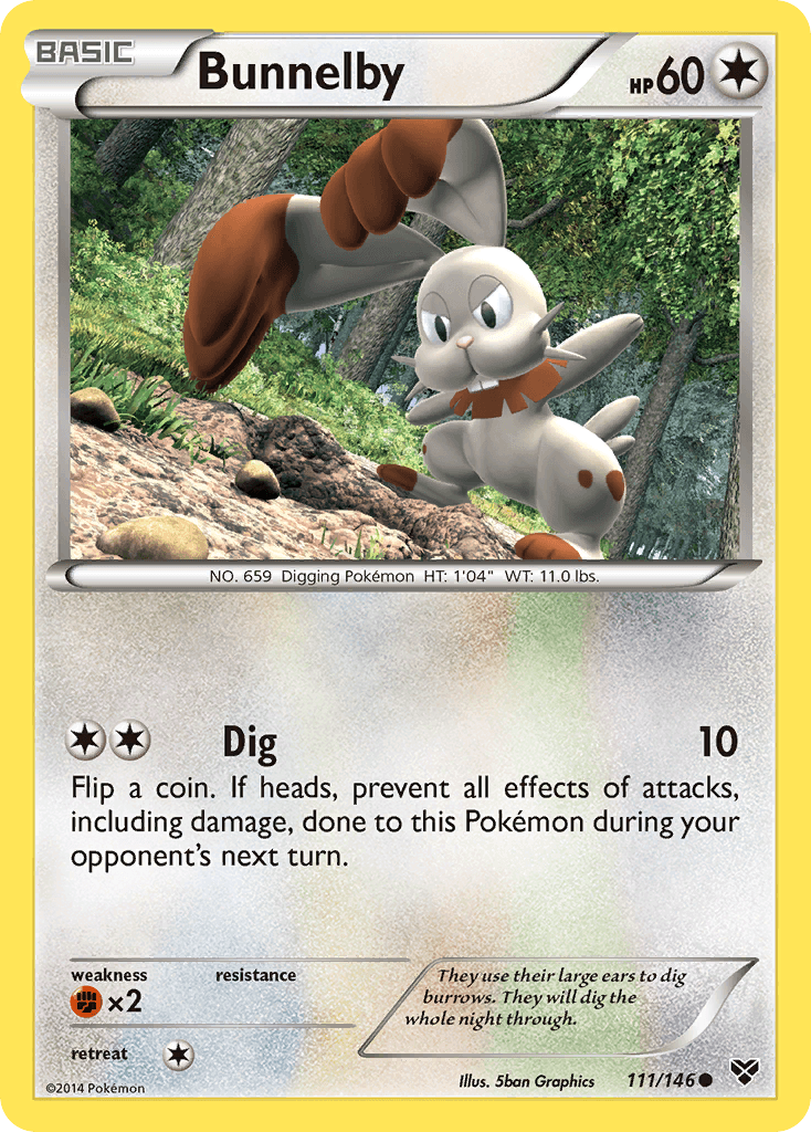 Bunnelby XY card