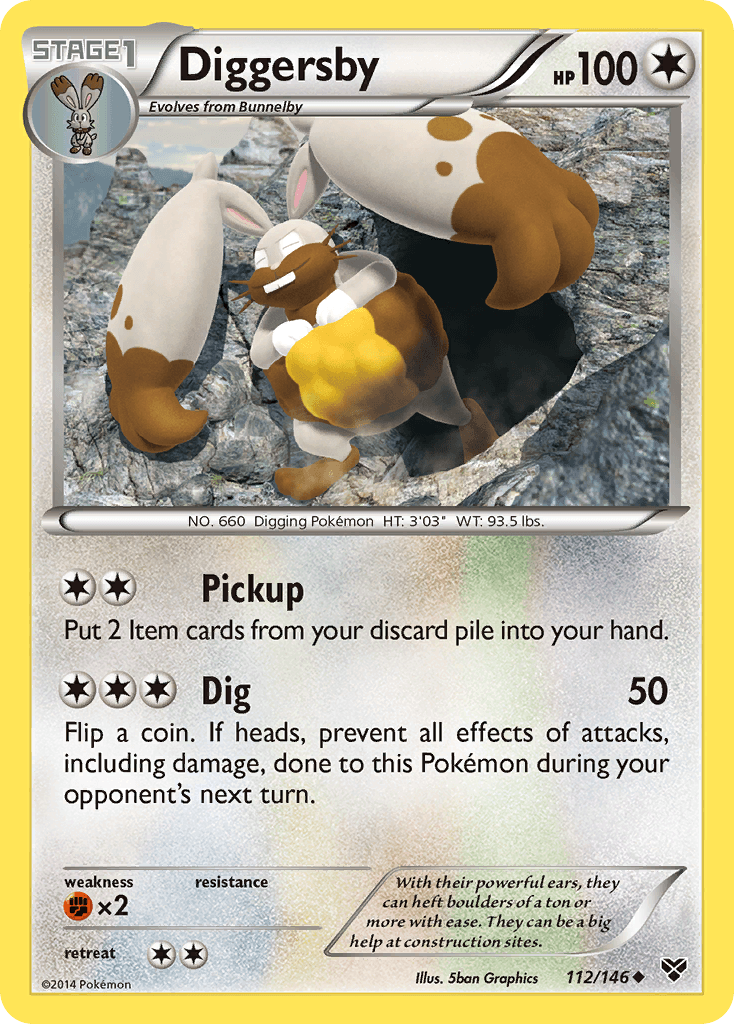 Diggersby XY card