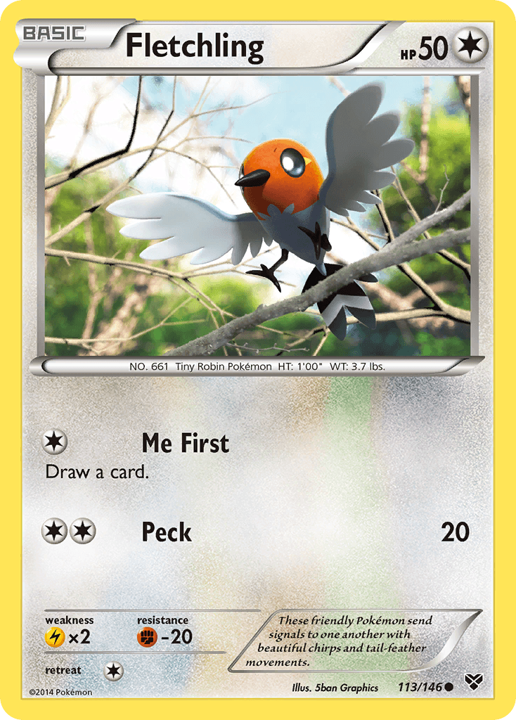 Fletchling XY card