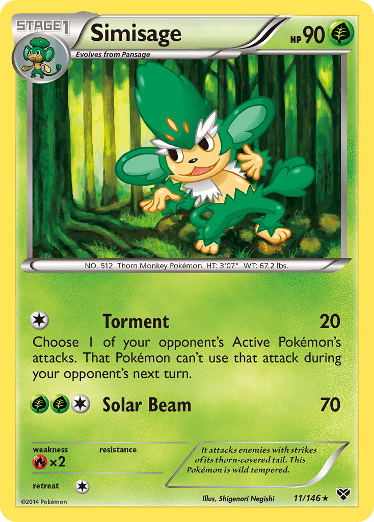Simisage XY card