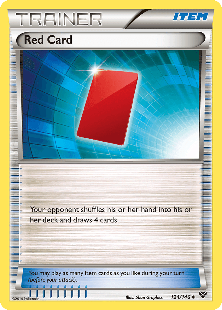 Red Card XY card