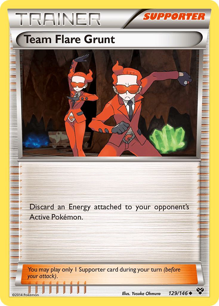 Team Flare Grunt XY card