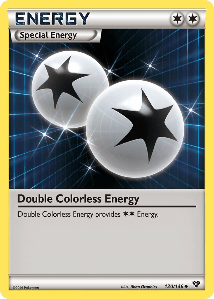 Double Colorless Energy XY card
