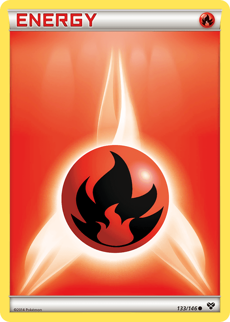 Fire Energy XY card
