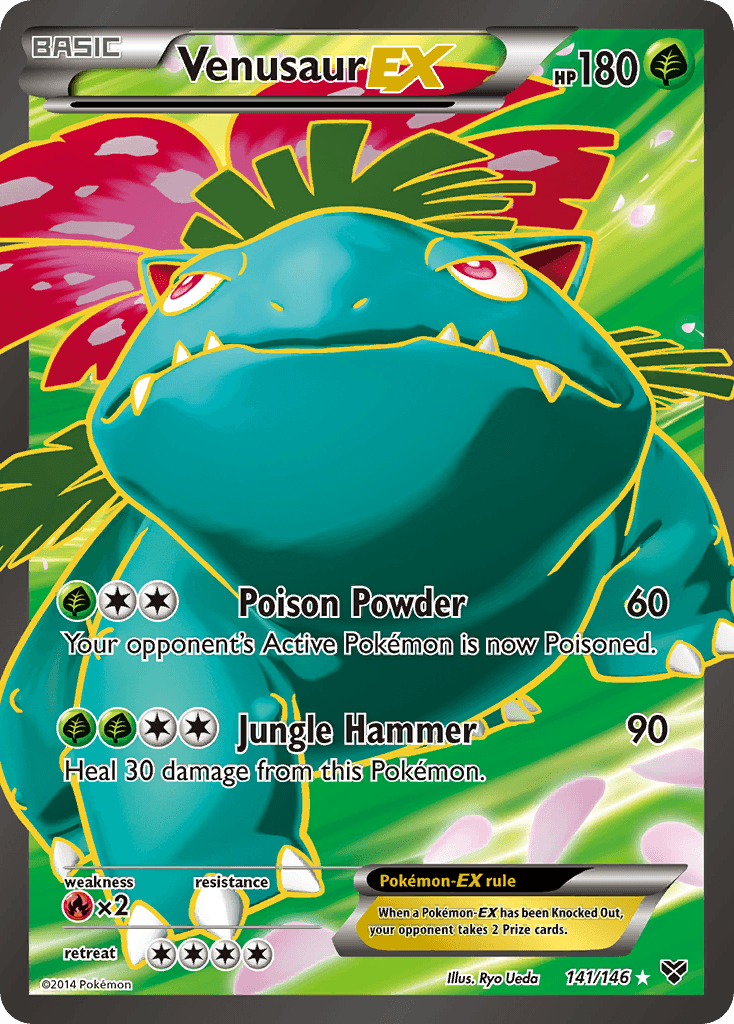 Venusaur-EX XY card