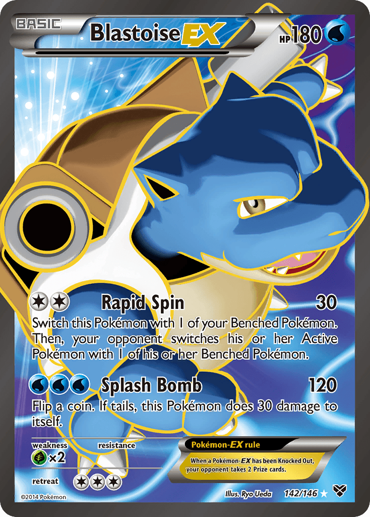 Blastoise-EX XY card