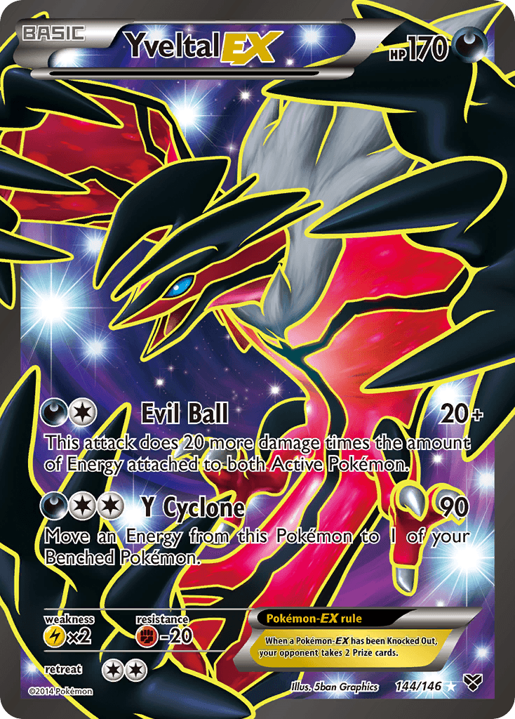 Yveltal-EX XY card