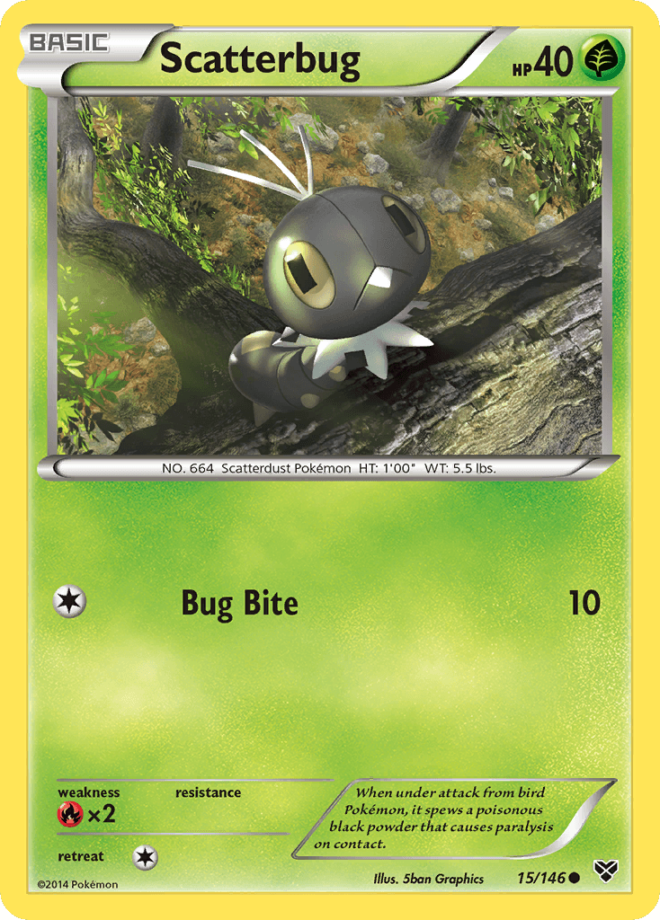 Scatterbug 寶可夢 card