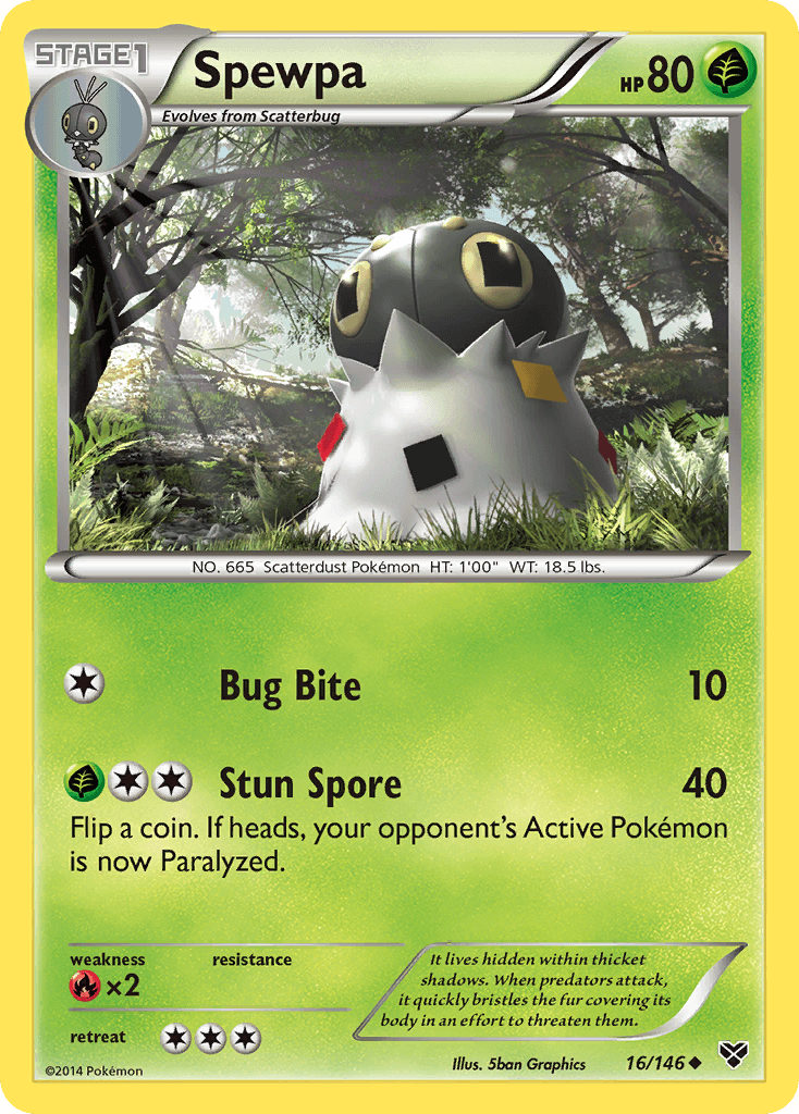 Spewpa XY card