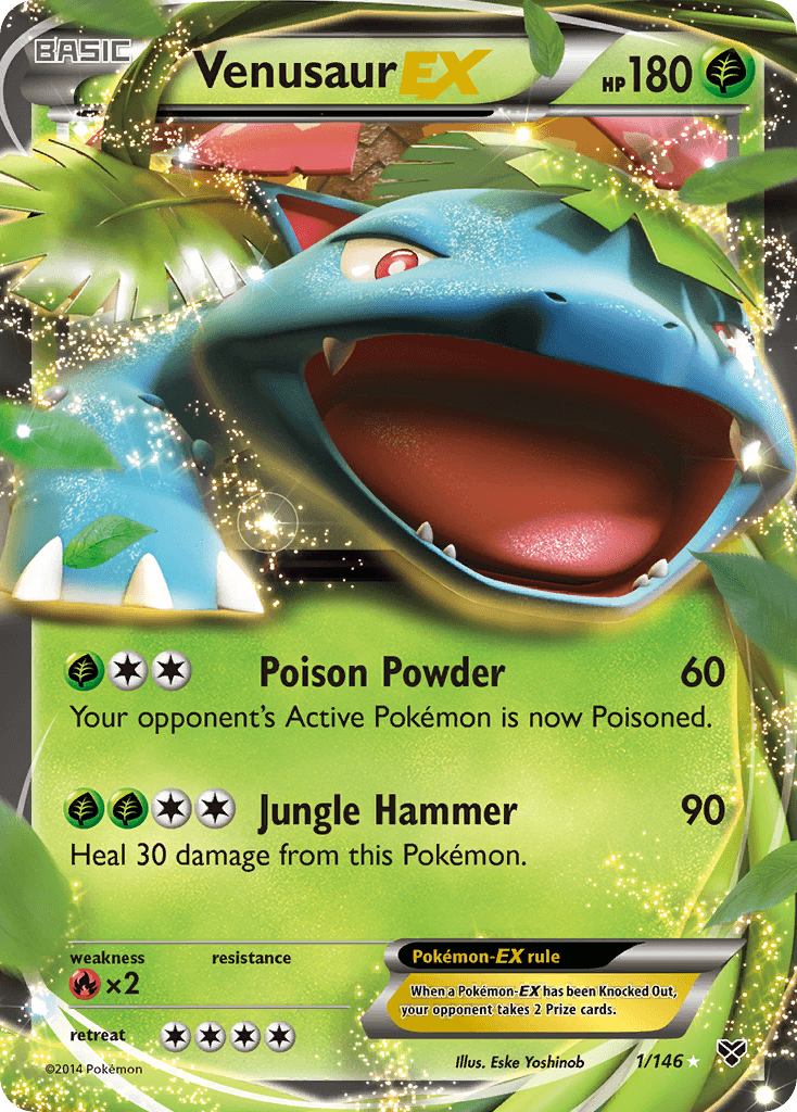 Venusaur-EX XY card