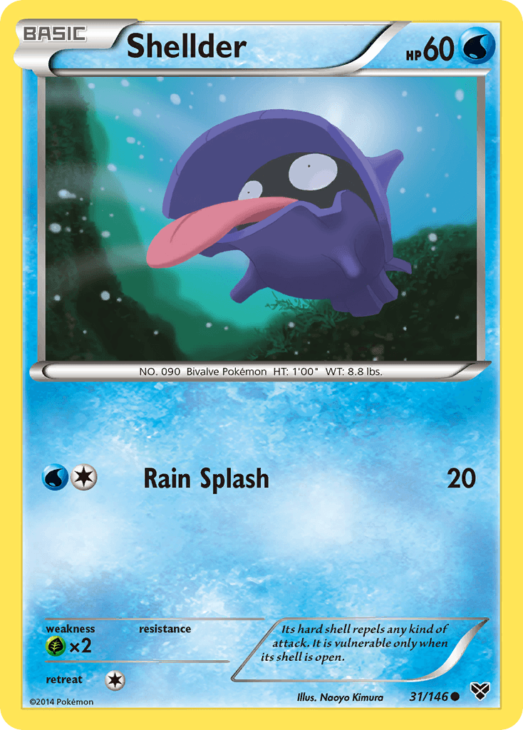 Shellder XY card