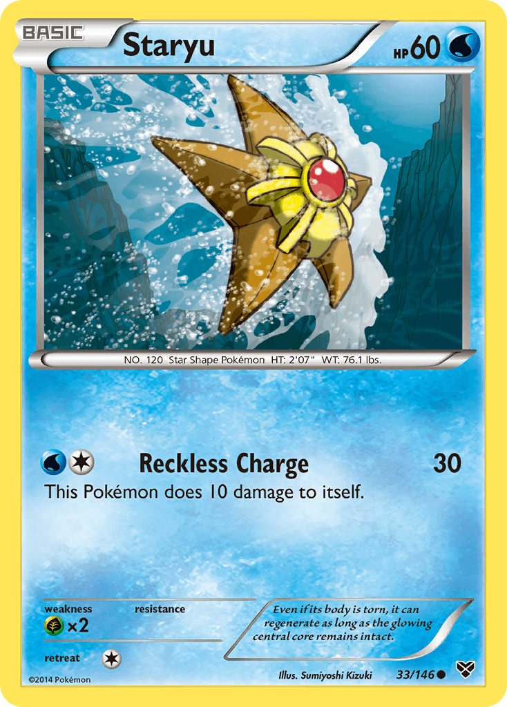Staryu XY card