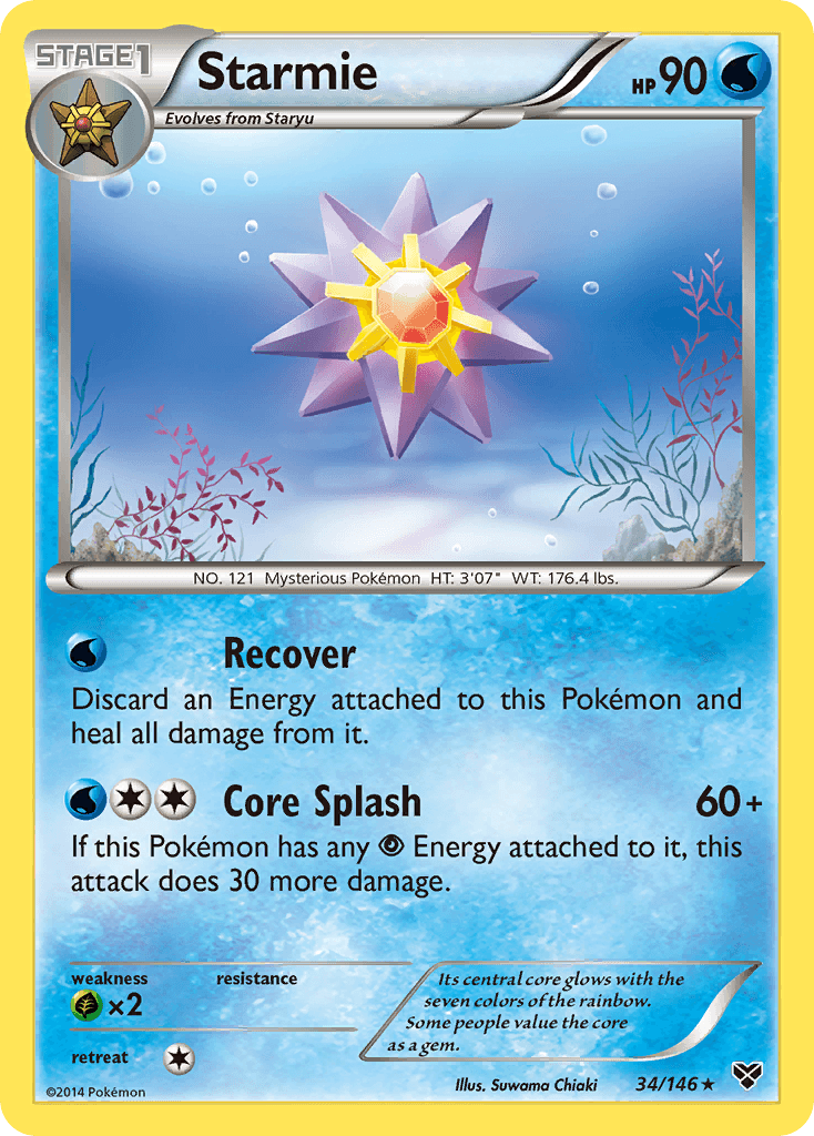 Starmie XY card