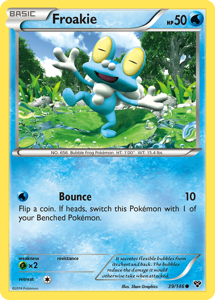 Froakie XY card