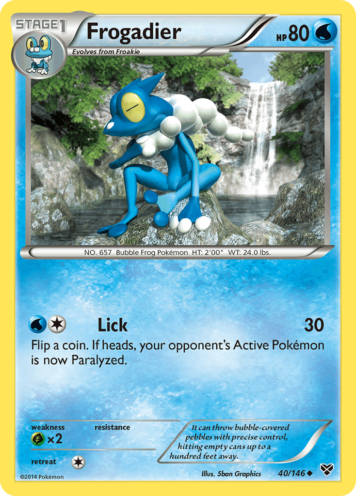 Frogadier XY card