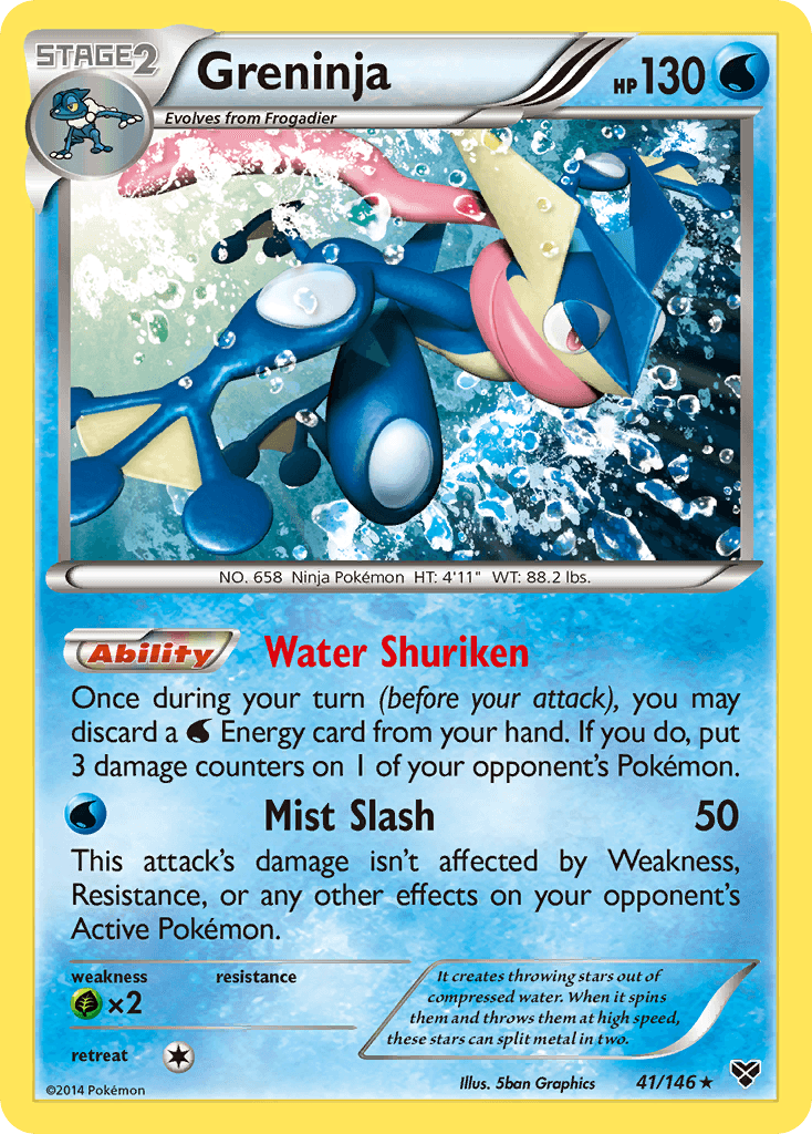 Greninja XY card