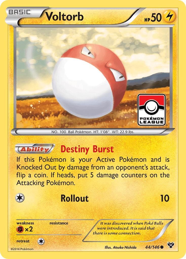 Voltorb XY card