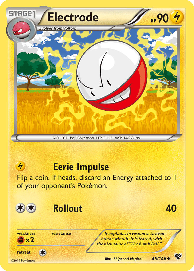 Electrode XY card