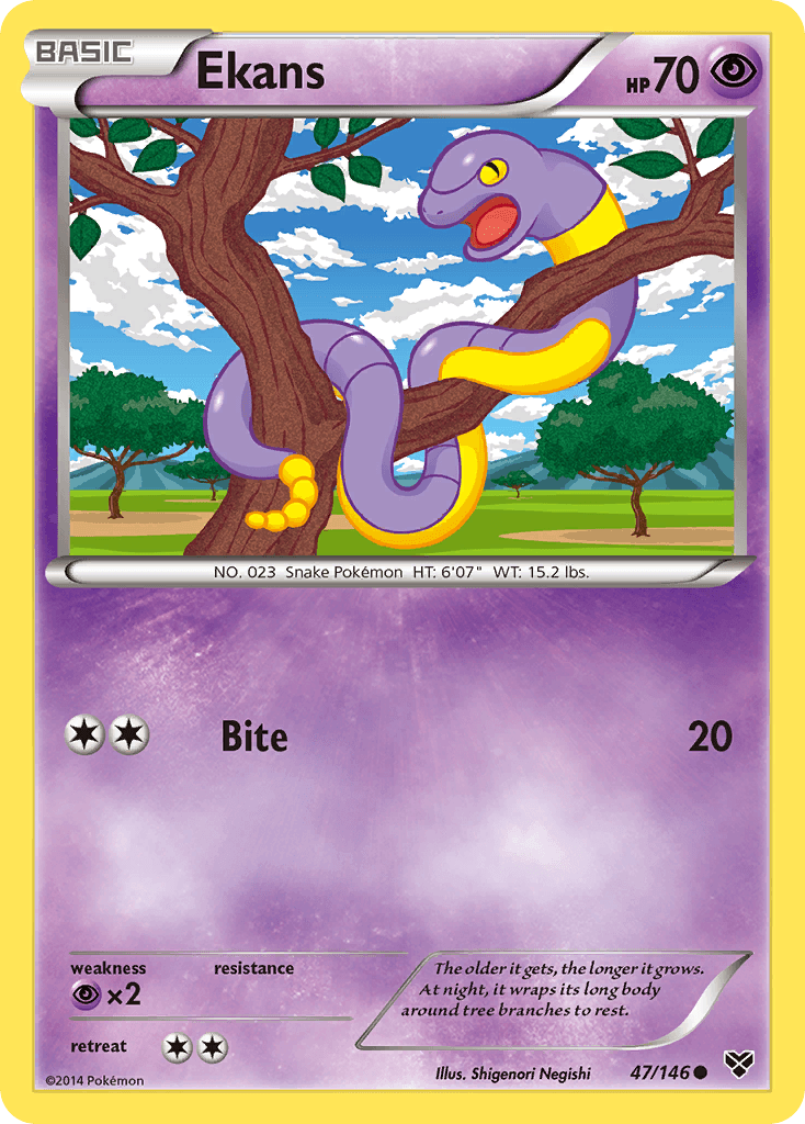 Ekans XY card