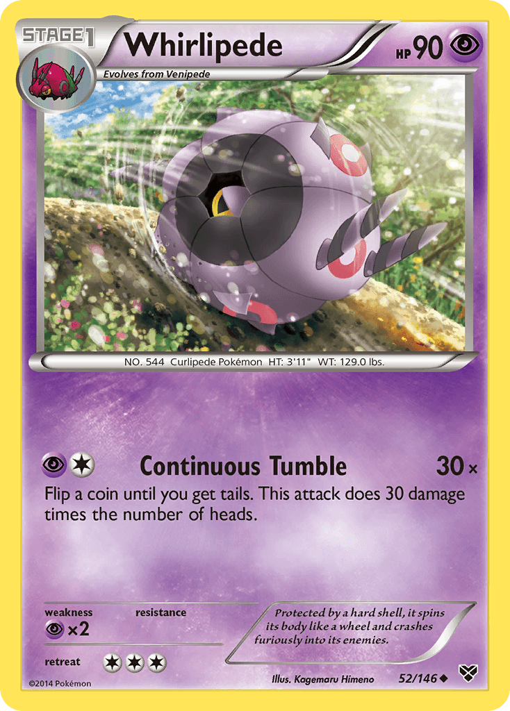 Whirlipede XY card