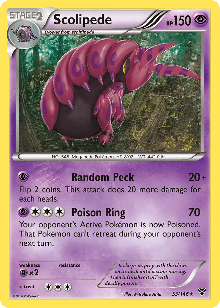 Scolipede XY card