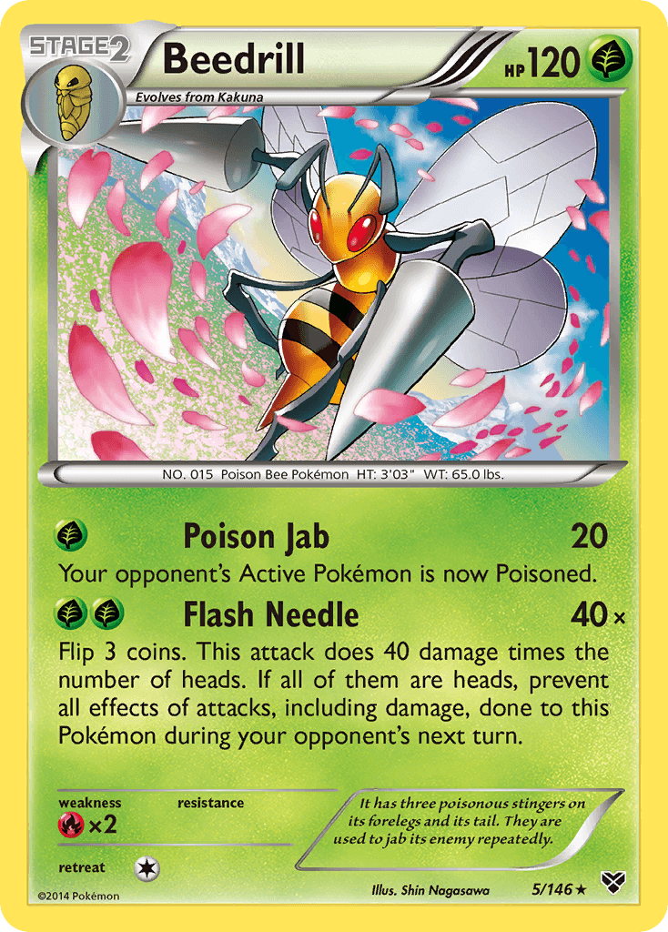 Beedrill XY card
