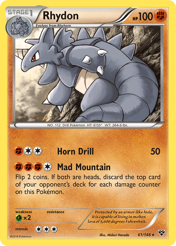 Rhydon XY card